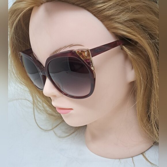 Missoni Women's Sunglasses Red Marble Butterfly MI855S03 Italy 58-18-140